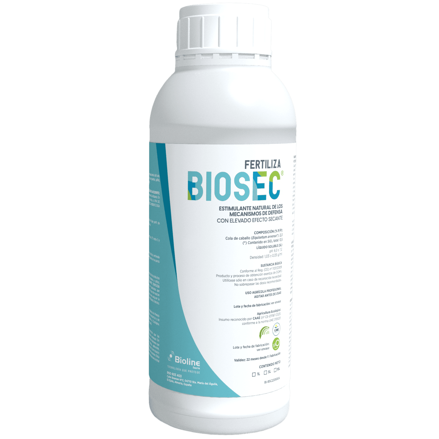 Fertiliser Biosec 1L (Biostimulant Sans Résidus)