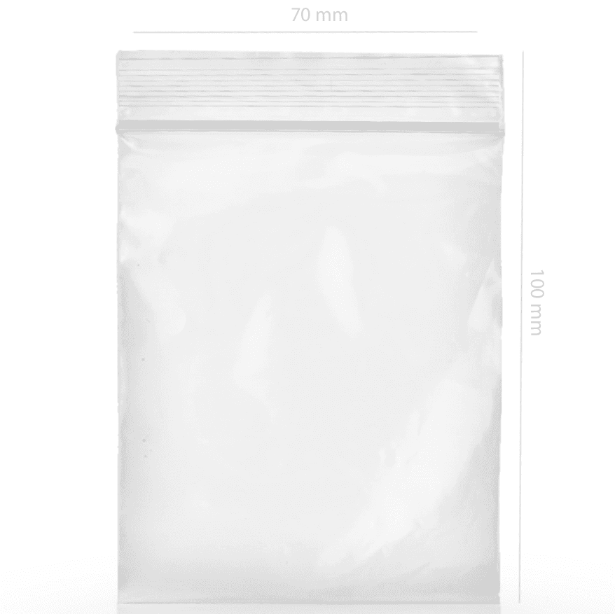 Sac à fermeture automatique 7x10cm (100Und)