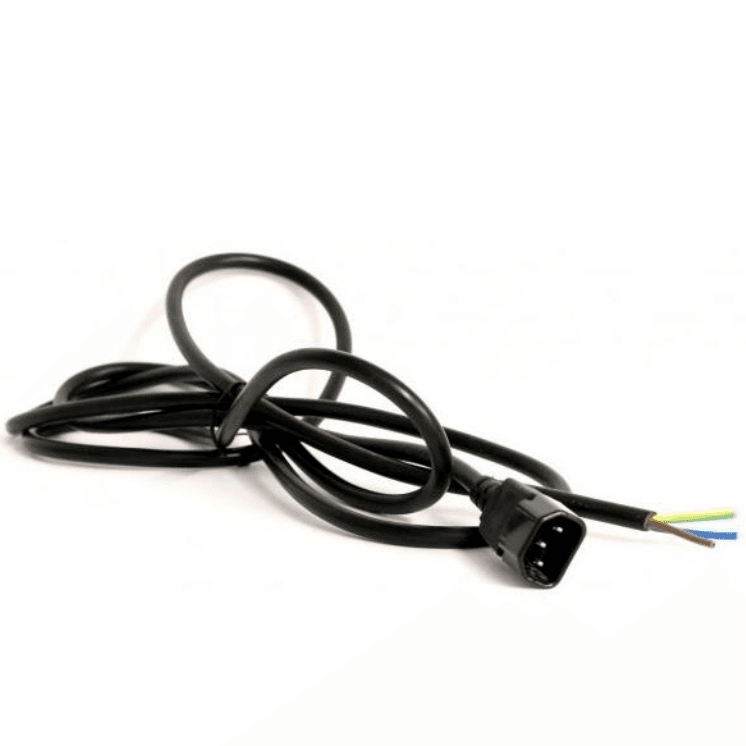 Câble Noir 3x1.5mm Prise IEC IEC Mâle C14 1,5m