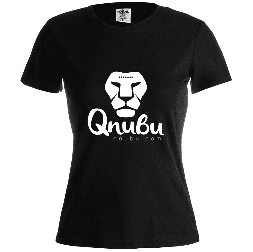 T-shirt Femme Qnubu Noir