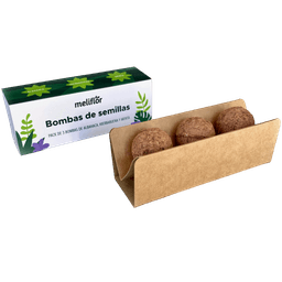 Meliflor Seed Bombs (Basilic, Menthe verte et Menthe) (1)