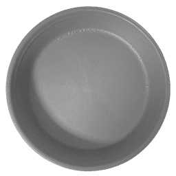 Kit Pot Céramique Tubulaire Meliflor 21x18cm + Assiette 24cm (2)
