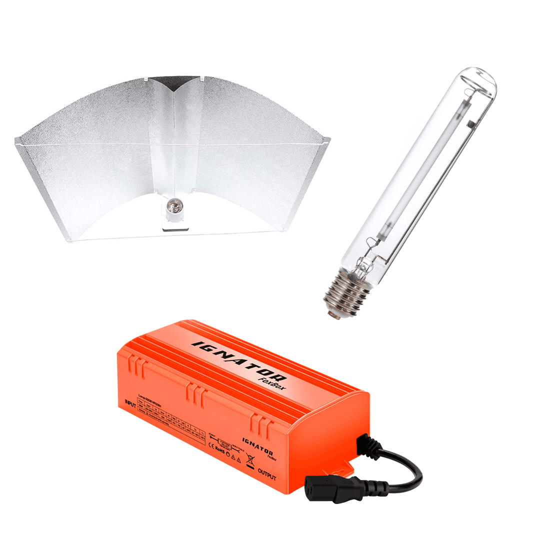 Kit 600W Ref Pearl Pro XL+ Newlite HPS + Ignator FoxBox Sans Dimer (Sans câble)