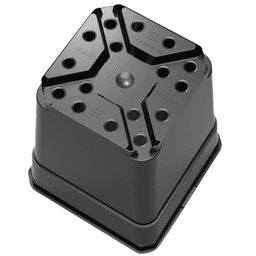 Pot Alber Carré Noir (Sac 68 Unités) (2)