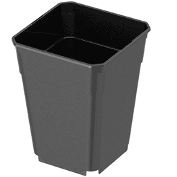 Pot Alber Carré Noir 20x20x25 7L (Paquet 58und) (1)