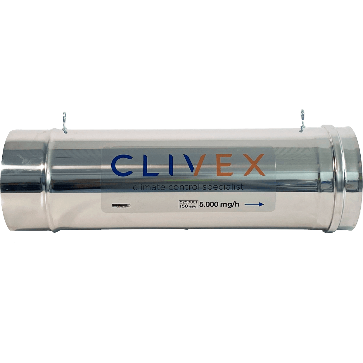 Clivex Ozoduct 150mm (5000mg/h) V.2