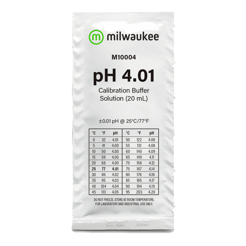 Milwaukee Liquide de calibrage Ph 4.01 Sachet 20ml.