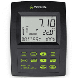 Appareil de mesure de paillasse Milwaukee (MW151) pH/ORP/température/enregistreur (1)