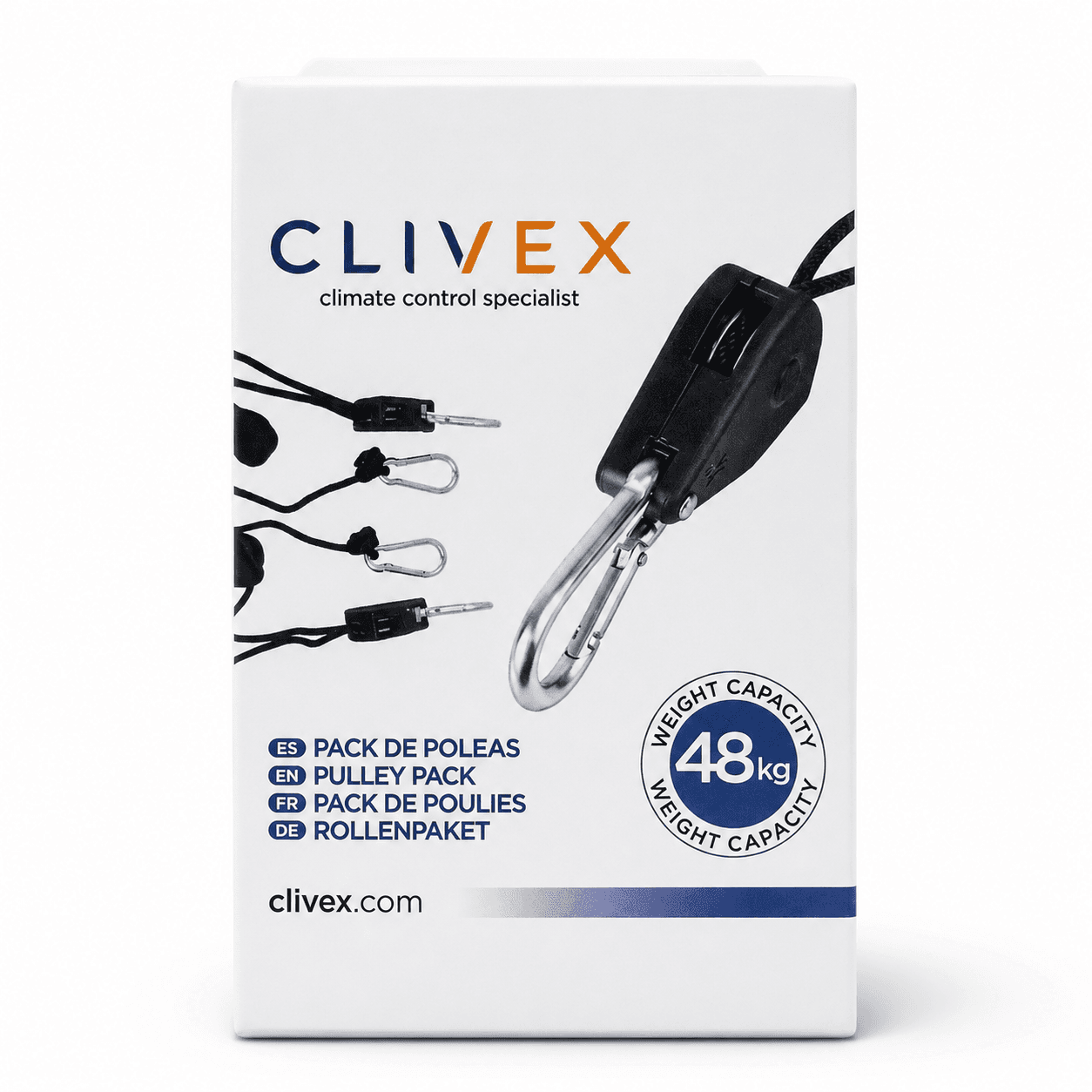 Pack de poulies Clivex 48 kg