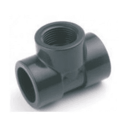 Union en T Mixte Pvc pour coller  Filetage H Centre 32-1" (2)