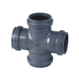 Union en croix égale PVC 1" pour coller (1)