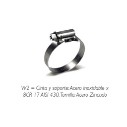 Collier de serrage sans Fin Inox. 12-22mm (2)