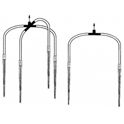 Black Spider 60cm 4 Sorties (90º) (2)
