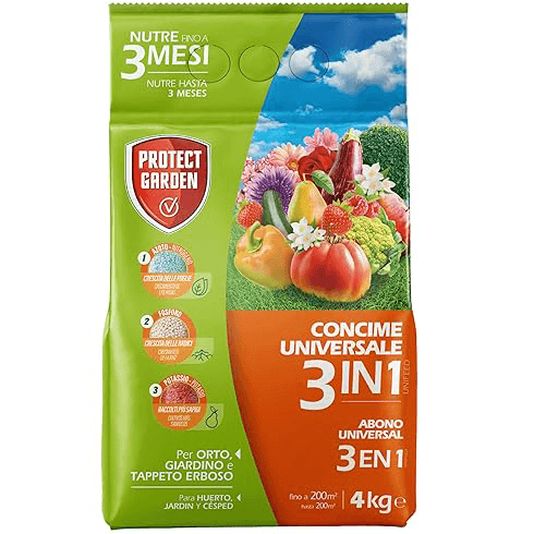 Engrais granulé universel 3 en 1 SBM Protect Garden 4 kg