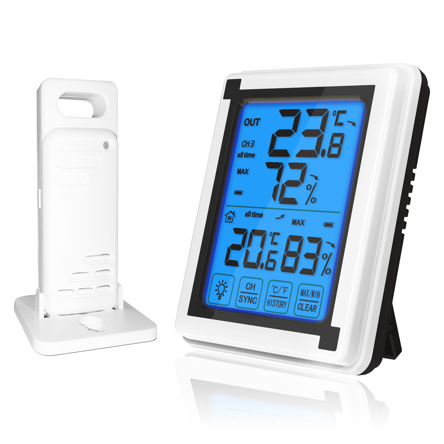 Thermohygromètre sans fil Clivex Climate Meter W