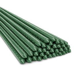 Meliflor Tuteur métallique creux plastifié vert (100 pcs) (1)