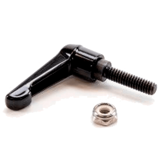 Manivelle noire avec Écrou 1/4-20X1X1-5/8 pour Moissonneuse Twister T4