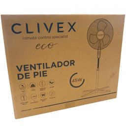 Ventilateur sur pied Clivex Eco V2 3 vitesses 40 cm (45 W) (4)