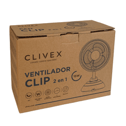 Ventilateur Clivex Clip avec base 15 cm (15W) (4)